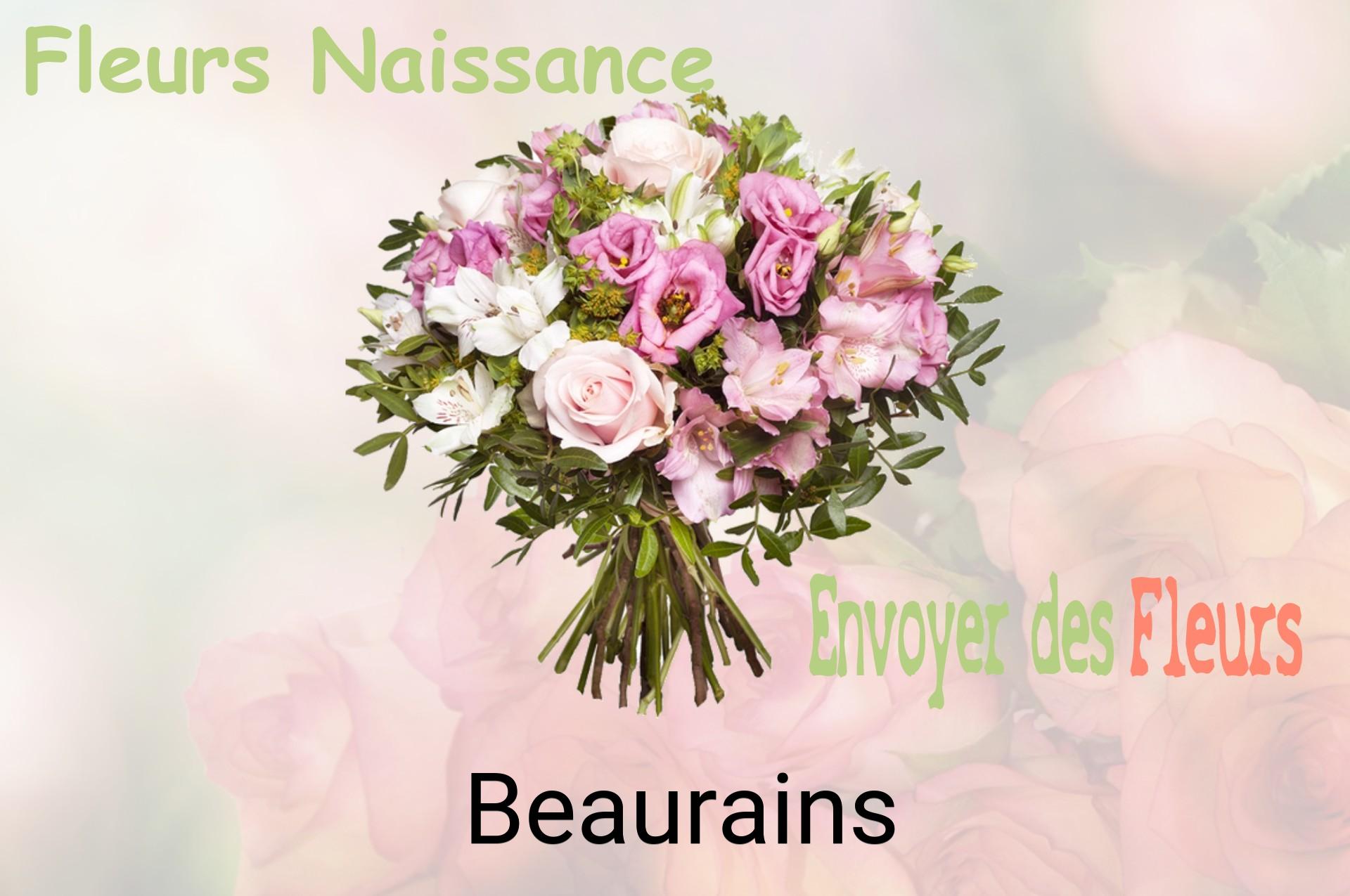 Bouquet de fleurs de naissance livré à Beaurains